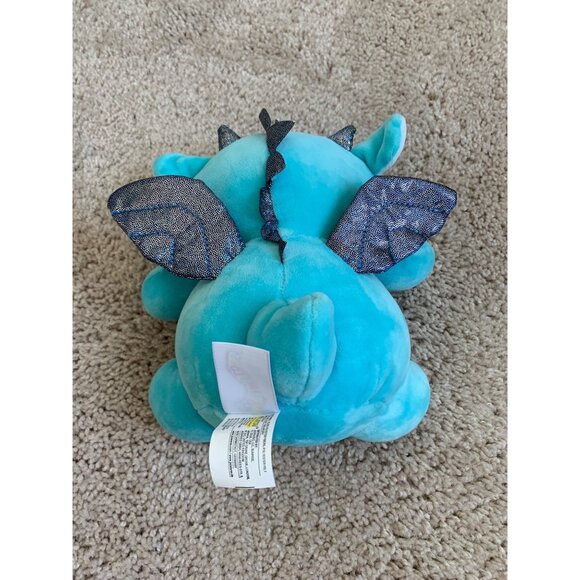 Squishmallows Dragon Plush 7” Kellytoy Soft Stuffed Animal Toy Blue - Picture 3 of 5